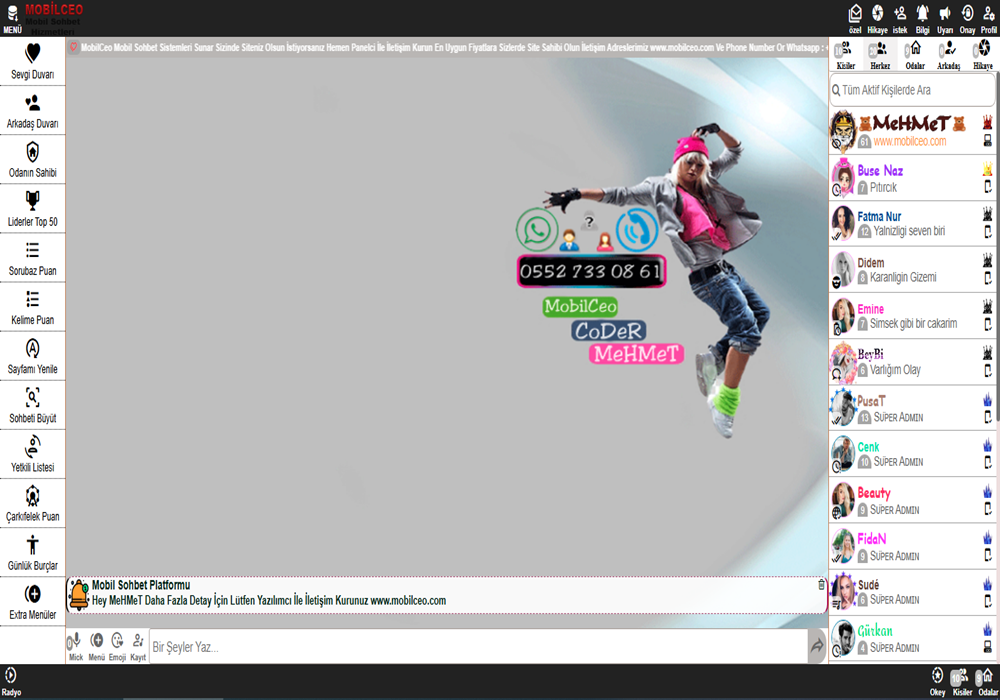 okey satışları chat